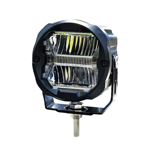 Nouveau phare antibrouillard LED <span class=keywords><strong>Aurora</strong></span> 3 pouces 12V 24V IP68 50W puissant faisceau spot blanc jaune avec DRL pour SUV UTV 4x4 voiture moto - Product Image 4