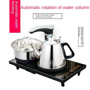 Dispensador de Agua Automático, Hervidor Eléctrico y Tetera, Juego de Vidrio Borosilicato, Diseño Moderno, Doble Pared, Portátil - Product Image 6