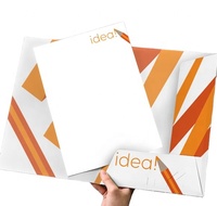 Carpetas de Negocios Ecológicas de Papel/Cartón Kraft con Bolsillos, Impresión Offset con Logotipo Personalizado para Documentos A4/A5, Fábrica China