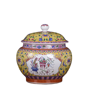 Commercio all'ingrosso di smalto colorato antico vasetti di <span class=keywords><strong>ceramica</strong></span> da fabbriche di <span class=keywords><strong>ceramica</strong></span> medio oriente decorazione per la casa ornamenti in porcellana - Product Image 4