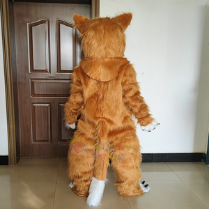 Costume de mascotte de <span class=keywords><strong>renard</strong></span> en fourrure de qualité supérieure certifié CE, polyvalent, en peluche, pour adultes, parfait pour les fêtes, Noël et les événements d'anime - Product Image 4