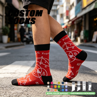 Chaussettes amusantes et originales, respirantes, de haute qualité, chaussettes personnalisées pour hommes, chaussettes en coton
