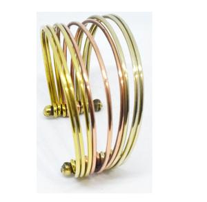 25 December Christmas Jewelry blood circulation <b>copper</b> jewelry Custom Brass Cuff Bracelet Heavy Weight Fashion Brass Jewelry - Product Image 6