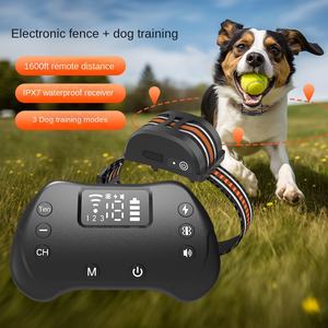 XWPET L3 Cerca electrónica inalámbrica Collar de descarga eléctrica para mascotas inteligente IP67 Impermeable Ecológico Control de ladridos> 20h - Product Image 2