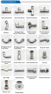 M loại 304 316 thép không gỉ Báo Chí phù hợp đường kính bằng <span class=keywords><strong>TEE</strong></span> khí nén phụ kiện đường ống BSP NPT chủ đề <span class=keywords><strong>TEE</strong></span> hệ thống ống nước phù hợp - Product Image 2