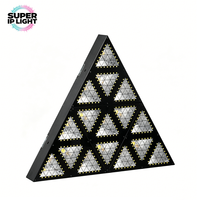Projecteurs de scène LED triangulaires rétro 15x20W à faisceau stroboscopique DMX512 pour DJ, bars, clubs, soirées et spectacles