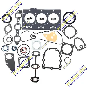 3TNE78 kit de junta del motor 3TNE78 revisión de la junta de la cabeza del cilindro Junta cubierta cigüeñal sello para Yanmar 3TNE78 del motor