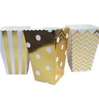 Boîte à Popcorn Jetable Rayée Imprimée UV avec Fermeture Magnétique, Logo Personnalisé, Style Européen et Américain, Créative, Motif Poulet et Fleur en Papier