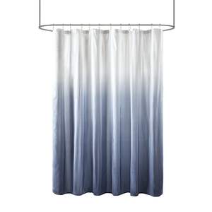 DB Modern Traditional Ombre Printed Seersucker Shower <b>Curtain</b> Bathroom Decor Digital Printing Hookless Made Polyester <b>PVC</b> Metal - Product Image 4