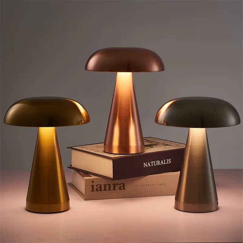 Modern Wireless LED Rechargeable Table Lamp Restaurant Bedside USB Desk Lamp Portable Reading