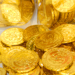 Chocolate Agridulce de Primera Calidad a Precio Fascinante, Suministro de Fábrica, para Empaque de Regalo, Forma de Moneda de Oro Sólido - Product Image 1