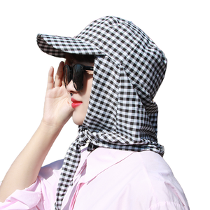 <span class=keywords><strong>Chapeau</strong></span> de soleil d'été pour femmes, turban anti-poussière réglable avec logo personnalisé, couvre-visage pour le travail à la ferme, le travail en plein air, l'agriculture - Product Image 2