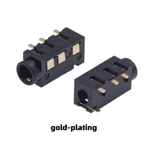 PJ-320A ช่องเสียบแจ็คเสียงสเตอริโอขนาด 3.5 มม., ขั้วต่อแบบ 4 พินแนวตั้งแบบ Thru-Hole Mount, ขั้วต่อตัวเมีย (สีเขียว, สีเหลือง, สีชมพู, สีดำ) - Product Image 4