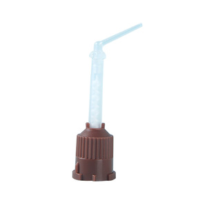 หลอดผสมกาว Ouliya ขนาด 76 มม. สีน้ำตาล แบบ Static 1:1 หัวฉีดสำหรับใช้กับตลับกาว - Product Image 3