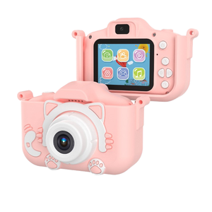Cute <b>Cat</b> Mini Digital <b>Camera</b> Toy for Kids 6+ Multifunctional Portable Children's <b>Camera</b> CMOS MicroSD Plastic for Boys Girls - Product Image 6