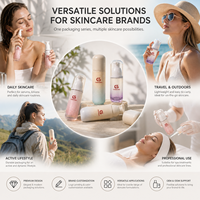 Bouteille pulvérisateur en plastique PET transparent blanc de 100 ml, 120 ml, 150 ml, prête à être expédiée, pour lotion corporelle, soin de la peau, flacon à brume fine