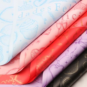 Papel de Regalo Evergreen con Diseño de Oso Español, Impermeable, con Marco, Papel Floral Coreano para Ramos, Accesorios para Floristas, Paquetes de Proveedor - Product Image 4