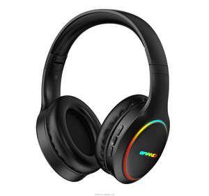 Siindoo 2025 JH-919C Ergonomic cho tai nghe bluetooth có thể gập lạ<span class=keywords><strong>i</strong></span> thoả<span class=keywords><strong>i</strong></span> má<span class=keywords><strong>i</strong></span> da Headband tùy chỉnh LED ánh sáng on-ear - Product Image 3