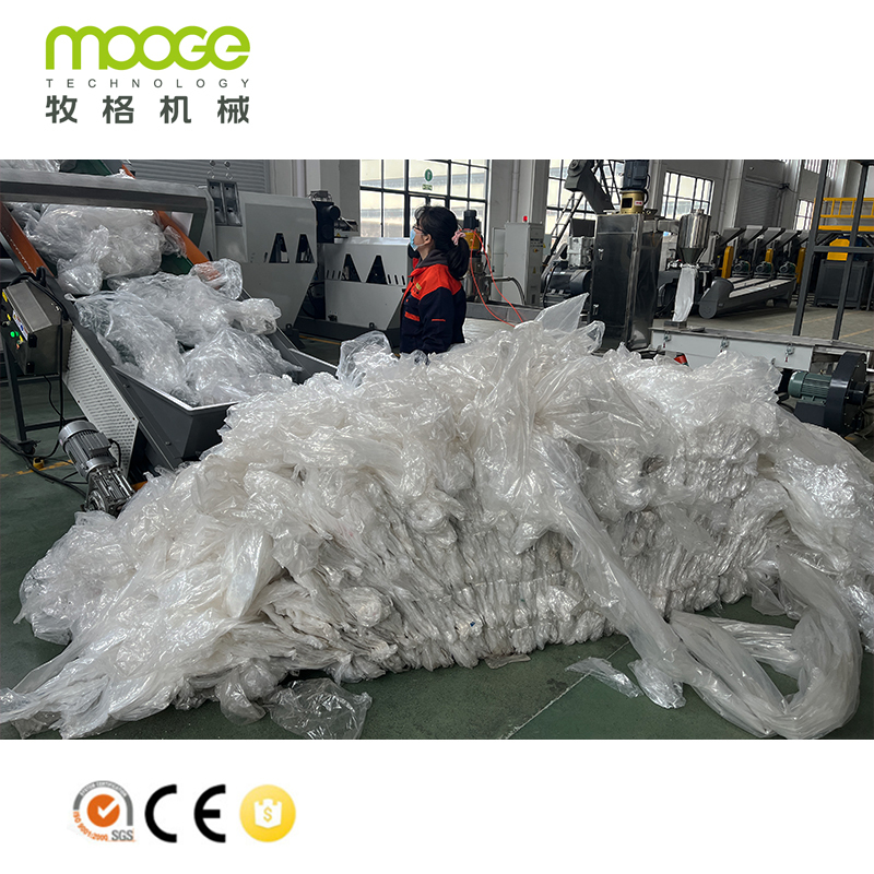 Two Stage Extruder Plastic Pelletizing Line