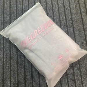 Frosted Clothing Packing Slider Zip lock Swimwear Bikini Tshirt Custom Printing LOGO Biodegradable Plastic Zipper Bag