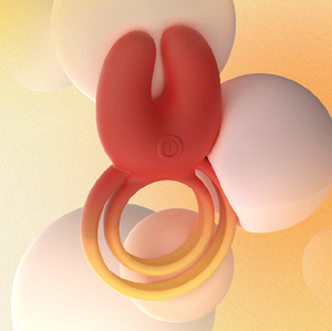 2-in-1 tepelklem cockring vibrerende tepelklem mannelijke beste cockrings cockring voor koppels - Product Image 1
