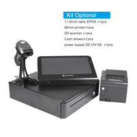 Imprimante pos 80mm 11.6 pouces écran tactile tablette systèmes de point de vente caisse enregistreuse système de point de vente pour magasin de détail