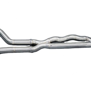 Tuyaux d'échappement intermédiaires de course à longueur égale pour optimisation des performances, compatibles M3 M4 F80 F82 F83 2015-2020 S55B30 3.0T, en acier inoxydable 304 - Product Image 2