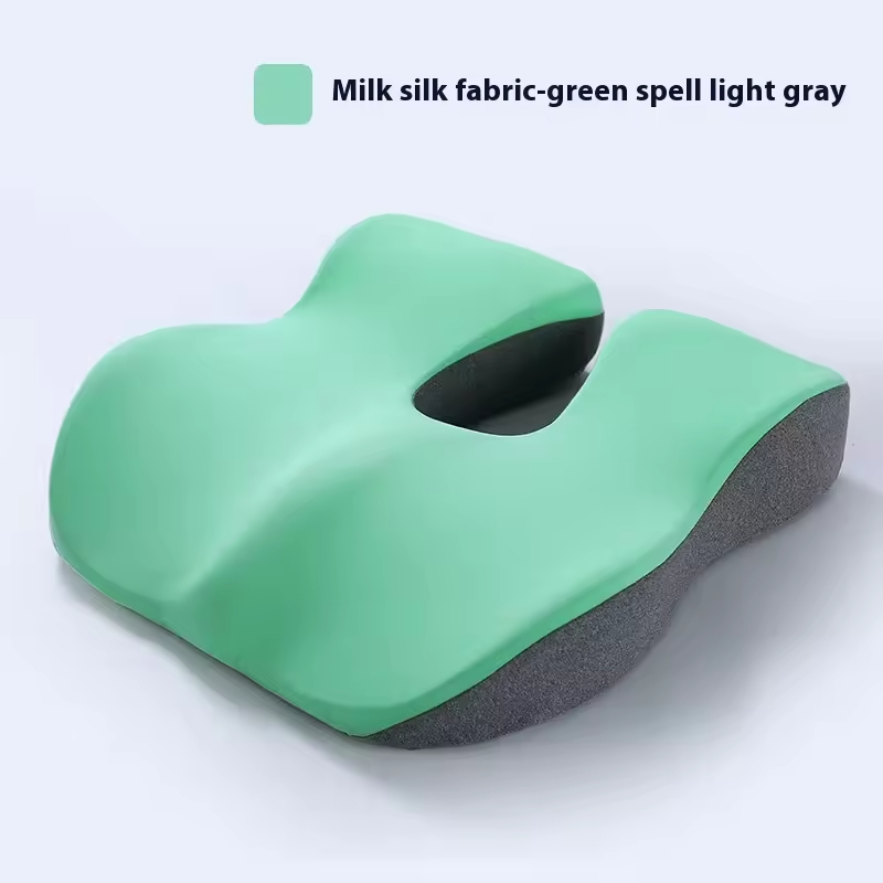 Vert soie de lait, gris clair.