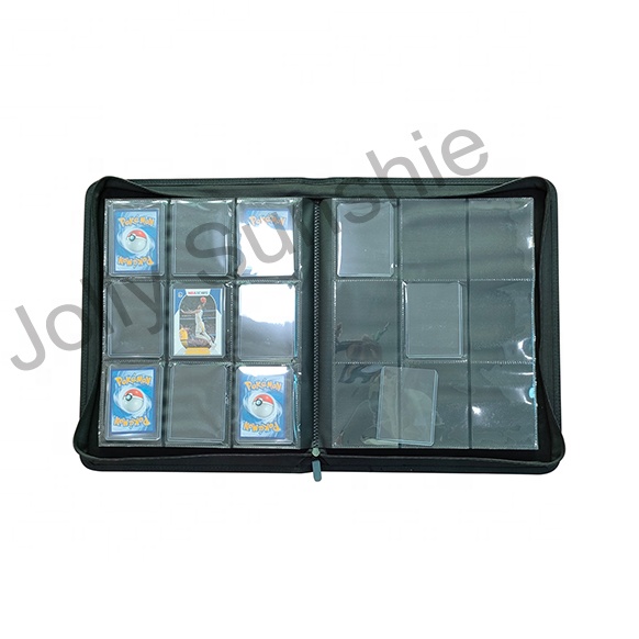 Проверенный поставщик, изготовленный на заказ, первоклассный папка для документов, 9 карманов, альбом для карт с папкой на молнии из искусственной кожи