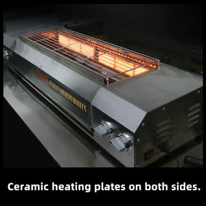 Vente en gros de four à brochettes sans fumée pour <span class=keywords><strong>barbecue</strong></span> à gaz en céramique de table, fournisseur d'usine - Product Image 2