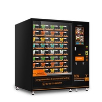 Distributeur automatique de nourriture chaude TCN, micro-ondes, distributeur de collations à monnayeur pour bureau, école, cantine