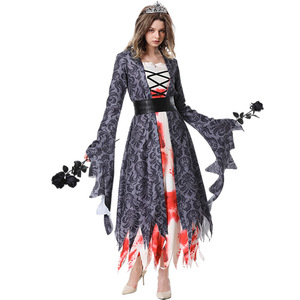 Disfraz de Novia Fantasma para Mujer Adulta, Disfraz de Princesa para Halloween, Conjunto de Ropa para Juego de Roles, Primavera 2025 - Product Image 5