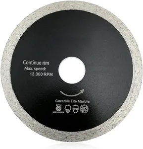 PEXCRAFT 100mm Cold Pressed Continuous Rim Marble Cutter Blade Wheel Circular Diamond Saw Blade Stone Granite Tile Cutting Dis