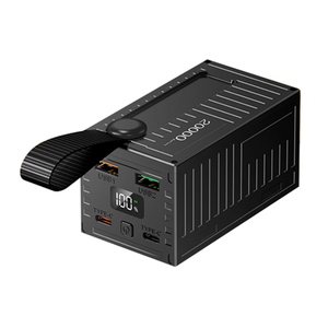 Batterie externe portable noire 20W GaN <span class=keywords><strong>Tech</strong></span> à charge solaire, grande capacité 20000 mAh, 387g, pour l'extérieur - Product Image 5