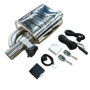 Performance single electric valve exhaust valvetronic muffler with Remote Control