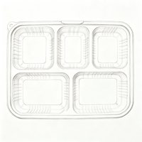 Boîtes en papier kraft biodégradables multi-tailles, contenants jetables résistants à l'huile pour nouilles, barbecue et autres aliments