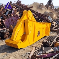 Cisaille hydraulique à bec d'aigle pour démolition, adaptée aux excavatrices de 15 à 45 tonnes |   Cisaille à découper les ferrailles |   Approuvé CE, faible niveau sonore