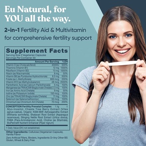 Thụ thai bổ sung khả năng sinh sản cho phụ nữ thúc đẩy hormone cân bằng Viện trợ rụng trứng trước khi sinh vitamin với folate tùy biến OEM - Product Image 2