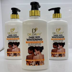 لوشن الجسم <span class=keywords><strong>DR</strong></span>.DAVEY بالجملة، لوشن تبييض ثلاثي المفعول، مرطب ومرطب للبشرة الداكنة، لوشن تفتيح الجسم - Product Image 1
