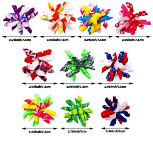 Noeuds pour cheveux de chien bouclés, élastiques pour petits et moyens chiens, chats, design en spirale, fête, festival, accessoires pour animaux de compagnie, cadeau - Product Image 3