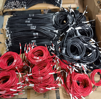 Câble de batterie sur mesure 2AWG 4AWG 6AWG 8AWG avec bornes M6 M8 pour bateau, moto et stockage d'énergie