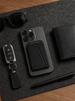 Funda de Cuero Personalizada con Logotipo para Teléfono, con Soporte y Tarjetero Magnético, Promocional de Fábrica, para Tarjetas de Crédito e Identificación, de PU