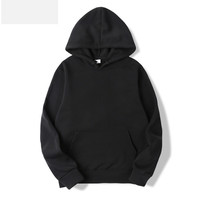 Herensweater & damessweater met borduurwerk, capuchon, fleece, slim fit, effen kleur, casual streetwear, ODM