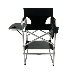 Onwaysport伸缩便携式可折叠铝舒适艺术家可调高坐化妆工作室椅