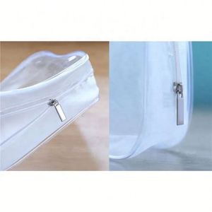 Custom Promotional Gift Transparent Travel <b>Storage</b> Waterproof PVC Zipper Fashion <b>Makeup</b> Pouch Bag Cosmetic Bag with Logo - Product Image 6
