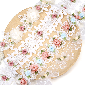 7.5cm di alta qualità in Tulle stile francese <span class=keywords><strong>con</strong></span> finiture in pizzo <span class=keywords><strong>con</strong></span> perle di diamanti ricamate <span class=keywords><strong>con</strong></span> <span class=keywords><strong>perline</strong></span> di fiori tessuto di pizzo <span class=keywords><strong>con</strong></span> una <span class=keywords><strong>copertura</strong></span> di buoni metri Per Kg - Product Image 2