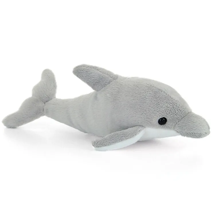 Ocean friends-peluche de delfín gris, juguetes de peluche, animales de peluche