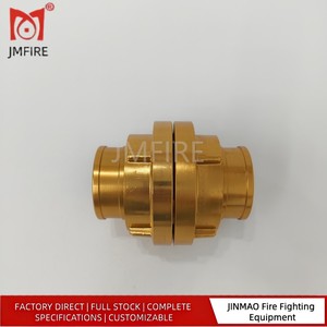 Acoplamiento para Mangueras Contra Incendios JMFire de Aleación de Aluminio y Magnesio Forjado con Bloqueo Interno, Empaquetado en Cartón - Product Image 1