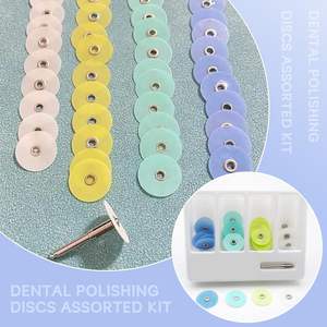 Kit de disques de polissage dentaire assortis, fournitures de polissage avec tige de mandrin pour outils de matériaux - Product Image 6