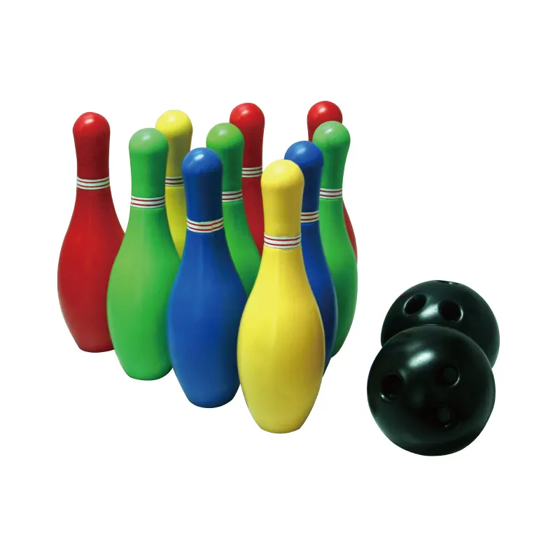 Portable PLASTIC kids bowling set tenpin bowling